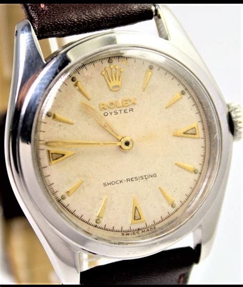 Rolex Oyster 6082 Yellow gold Silver 1950 Switzerland